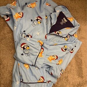 Bluey Christmas Matching Pajama Set Size XXL